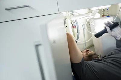 Ablauf einer Kanalreinigung in Eching